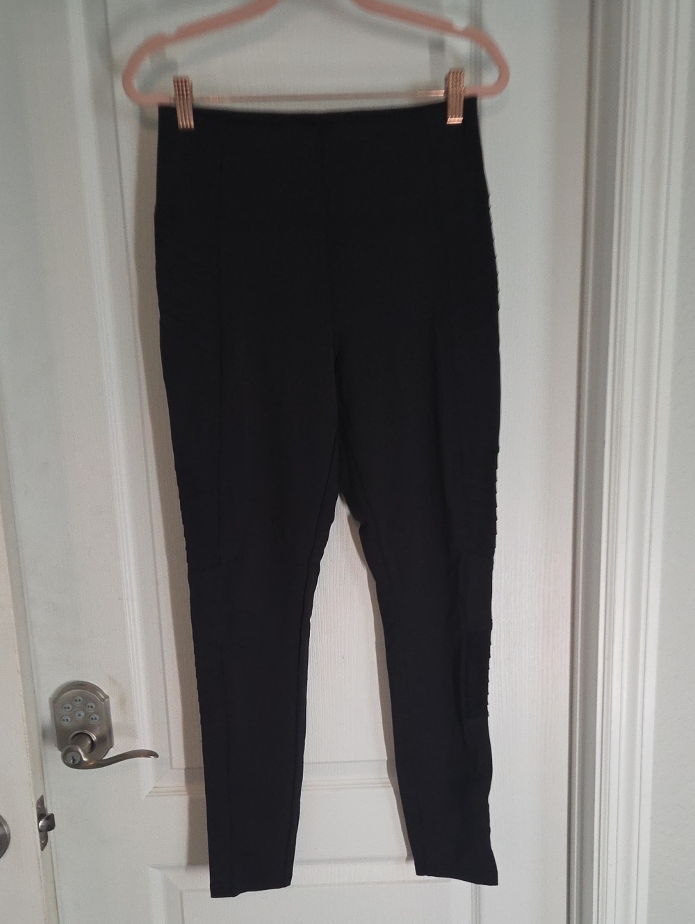 Athleta Black High-Waist Moto Leggings